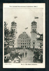 NEW ZEALAND 1906 Postcard of Christchurch Exhibition. The Main Entrance. Photo by Webb. Published by Smith and Anthony. - 248310