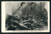 Postcard of the Great Christchurch Fire. 6/2/1908. Interior of DIC. - 248316 - Postcard