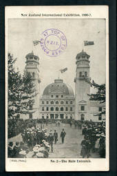 NEW ZEALAND 1906 Postcard of Christchurch Exhibition. The Main Entrance. Photo by Webb. Published by Smith and Anthony. - 248321