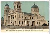 Coloured Postcard of Roman Catholic Cathedral Christchurch. - 248328 - Postcard