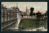 Postcard of Colombo Street Bridge Christchurch. - 248349 - Postcard