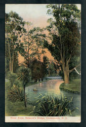 Coloured Postcard of Helmores bridge River Avon. - 248350 - Postcard