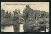 Postcard of the River Avon and St Michaels Church. - 248355 - Postcard
