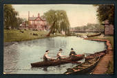 Coloured Postcard of River Avon from Hospital Bridge Christchurch. - 248358 - Postcard