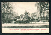 Postcard  by Muir & Moodie of the Avon at Canterbury Rowing Club Shed Christchurch. - 248540 - Postcard