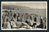 Real Photograph by A B Hurst & Son of Punakaiki Rocks. - 248767 - Postcard