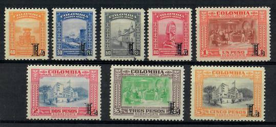 COLOMBIA Private Air Company LANSA 1951 Definitives. Set of 8. - 24885 - UHM