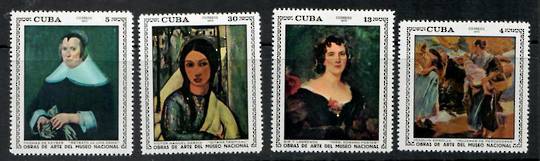 CUBA 1970 National Museum Paintings. Third series. Set of 7. - 24911 - UHM