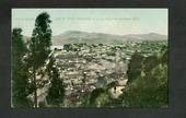 Coloured postcard by Muir and Moodie of Port Chalmers from Cemetery Road. - 249129 - Postcard