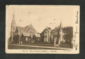 Early Undivided Postcard by Muir & Moodie of Knox Church and manse. - 249130 - Postcard