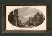 Real Photograph of Princes Street Dunedin. Trams. - 249142 - Postcard