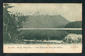 Early Undivided Postcard by Muir & Moodie of Hunter Mountains and Lake Manapouri from the Beehive. - 249338 - Postcard