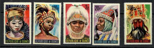 GUINEA 1965 Masks and Dancers. Set of 12. - 24934 - Mint