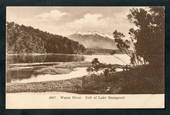 Early Undivided Postcard by Muir & Moodie of Waiau River. Exit of Lake manapouri. - 249340 - Postcard