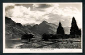 Real Photograph by A B Hurst & Son of Evening Lake Wakatipu. - 249405 - Postcard