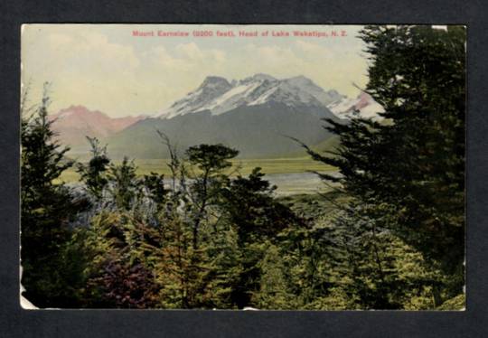 Coloured Postcard by Ferguson of Mount Earnslaw Head of Lake Wakatipu. Minor fsults. - 249407 - Postcard
