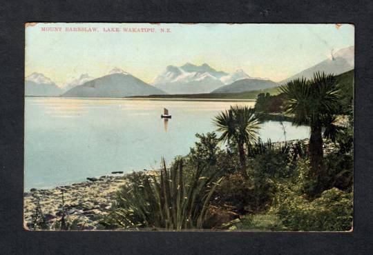 Coloured Postcard of Mount Earnslaw Lake Wakatipu. - 249411 - Postcard