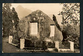 Real Photograph by Radcliffe of Capt Scott Memorial Queenstown. - 249445 - Postcard