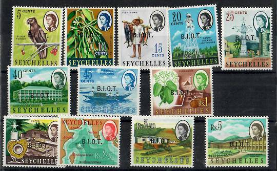 BRITISH INDIAN OCEAN TERRITORY 1968 Definitives. Set of 15. - 24951 - UHM