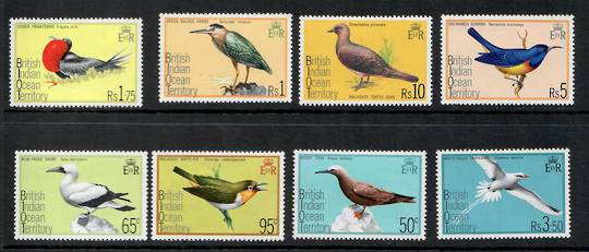 BRITISH INDIAN OCEAN TERRITORY 1975 Definitives. Set of 15. Birds. - 24953 - UHM