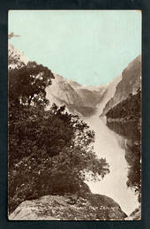 Early Undivided Tinted Postcard. Looking up Milford Sound. - 249804 - Postcard