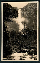 Real Photograph of Sutherland Falls. - 249807 - Postcard
