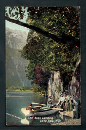 Coloured Postcard of the Boat Landing Lake Ada. - 249813 - Postcard