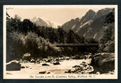 Real Photograph by Gladys M Goodall of Mt Tutuko Cleddau Valley Milford. - 249818 - Postcard