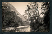 Real Photograph by Radcliffe of Clinton River Te Anau Milford Track. - 249820 - Postcard