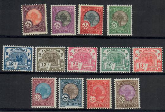 INDO-CHINA 1927 Postage Due. Set of 13. - 25305 - FU