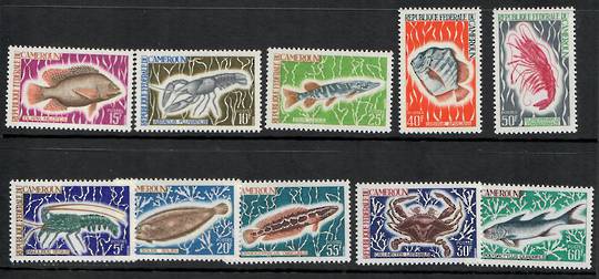 CAMEROUN 1968 Definitives. Fish. Set of 10. - 25324 - UHM