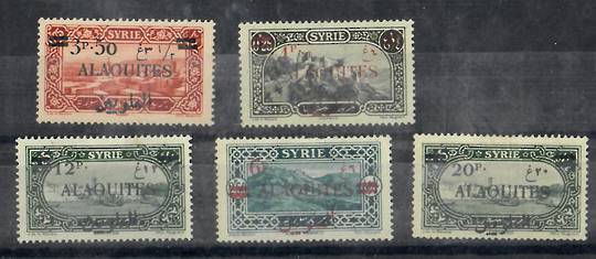 ALAOUITES 19266 Definitives. Set of 5. - 25329 - Mint