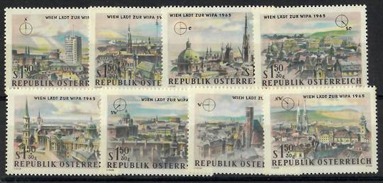 AUSTRIA 1964 WIPA International Stamp Exhibition. Set of 8. - 25528 - UHM