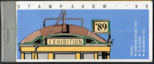 AUSTRALIA 1980 Stampshow '89 International Stamp Exhibition. Booklet. A nasty crease. Face $A8.00. - 25804 - Booklet