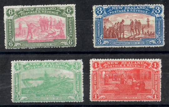 NEW ZEALAND 1906 Christchurch Exhibition. Set of 4. - 26070 - LHM