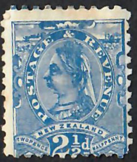 NEW ZEALAND 1882 Victoria 1st Second Sideface 2½d Blue. - 30 - Mint