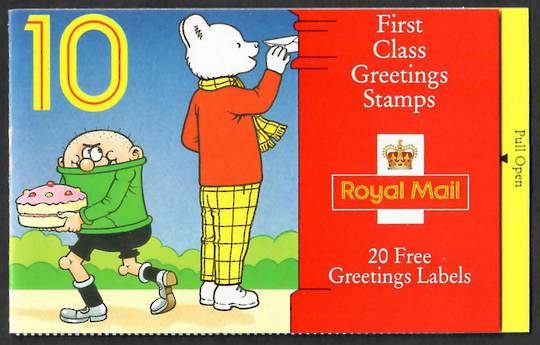 GREAT BRITAIN 1993 Greetings Booklet. Ten First Class stamps. Rupert the Bear. - 300177 - Booklet