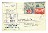 ROSS DEPENDENCY 1967 Cover from the New Zealand Avtarctic Research Programme Scott Base to New Zealand. Gebuine mail but not in