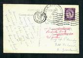 GREAT BRITAIN Postcard to New Zealand. Redirected. Postmark Tauranga KATIKATI J class. Full strike. - 30047 - PostalHist
