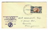 NEW ZEALAND 1935 Pictorial 2½d Mt Cook on New Zealand Centennial cover with Special Postmark. - 30060 - PostalHist