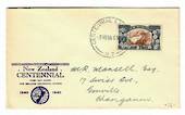 NEW ZEALAND 1935 Pictorial 2Â½d Mt Cook on New Zealand Centennial cover with Special Postmark. - 30060 - PostalHist
