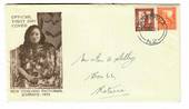 NEW ZEALAND 1935 Pictorial 1½d and 2d on first day cover. - 30070 - FDC
