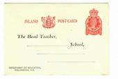 NEW ZEALAND 1978 Lettercard from the Dept of Education in mint condition. - 30073 - PostalStaty