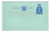 NEW ZEALAND 1967 Lettercard Elizabeth 2nd 3c Blue on blue. - 30077 - PostalStaty