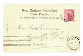 NEW ZEALAND Postmark Dunedin HAMILTON SOUTH. H Class cancel on postcard. Full name strike. - 30081 - Postmark