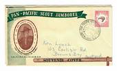 NEW ZEALAND 1959 Pan-Pacific Scout Jamboree. Special Postmark on cover. - 30090 - Postmark