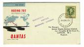 AUSTRALIA 1959 Inauguration of Qantas Boeing Jet Service from Brisbane to London. - 30110 - PostalHist