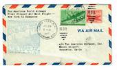 USA 1947 Pan American World Airways First Clipper Airmail Flight New York to Damascus. - 30111 - PostalHist