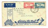 NEW ZEALAND 1935 Cover DUNEDIN NORTH 11/5/35 addressed to Adelaide. The mail was abandoned due to overloading. The cover reached