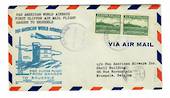 NEWFOUNDLAND 1946 Pan American World Airways First Clipper Airmail Flight Gander to Brussels. - 30115 - PostalHist